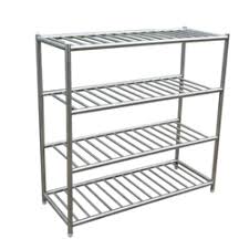 KTM Stainless Steel Rectangular Plate Holder Kitchen Storage Organiser KTM01 600 x 300 x 900 mm