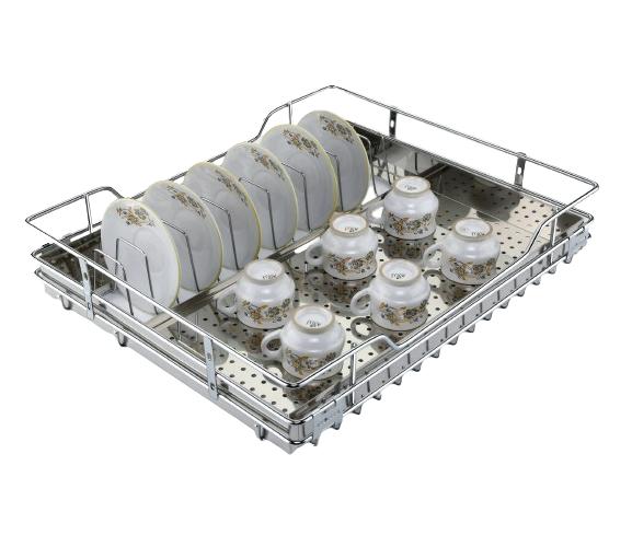 HYLYT Stainless Steel Square Basket Kitchen Storage Organiser