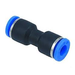 One Touch Union Straight 8 mm Plastic