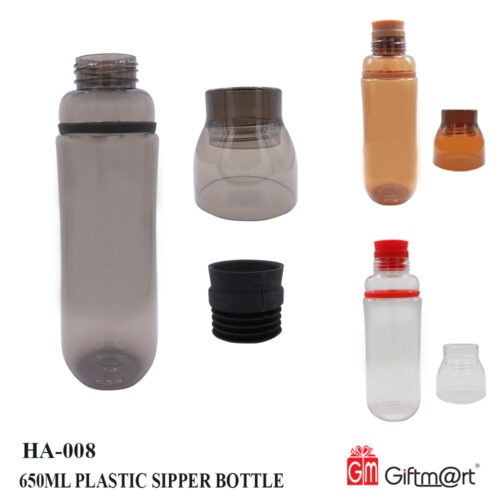 HA-008 Sipper Plastic 650 mL Bottles