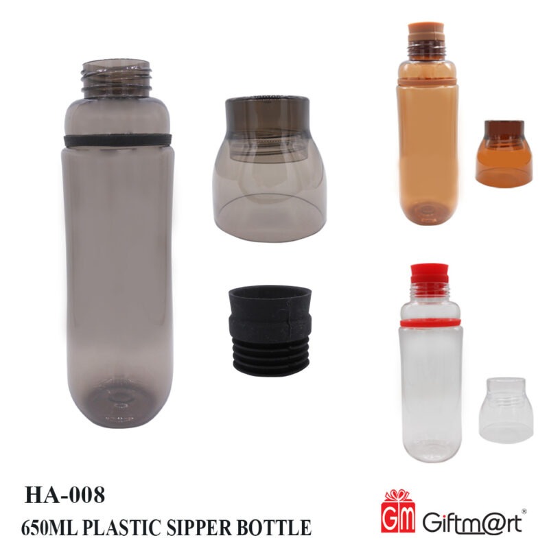 HA-008 Sipper Plastic 650 mL Bottles