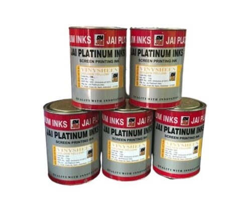 Jai Platinum Inks Screen Printing Inks Vinysheen based ink Paste All colors Plastic