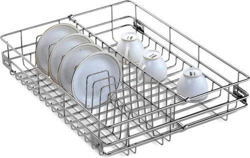 Aerovel Stainless Steel Rectangular Cup Holder Kitchen Storage Organiser 01