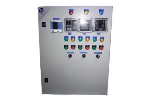 ADHUNIK Single Phase 220 V Automatic PLC PANEL 10 A IP42 Industrial Automation