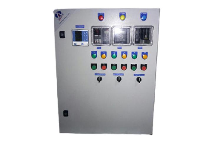 ADHUNIK Single Phase 220 V Automatic PLC PANEL 10 A IP42 Industrial Automation