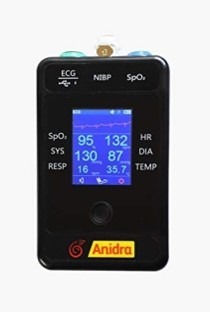 Vital Signs Monitor BP, ECG, SpO2, Temp, Resp