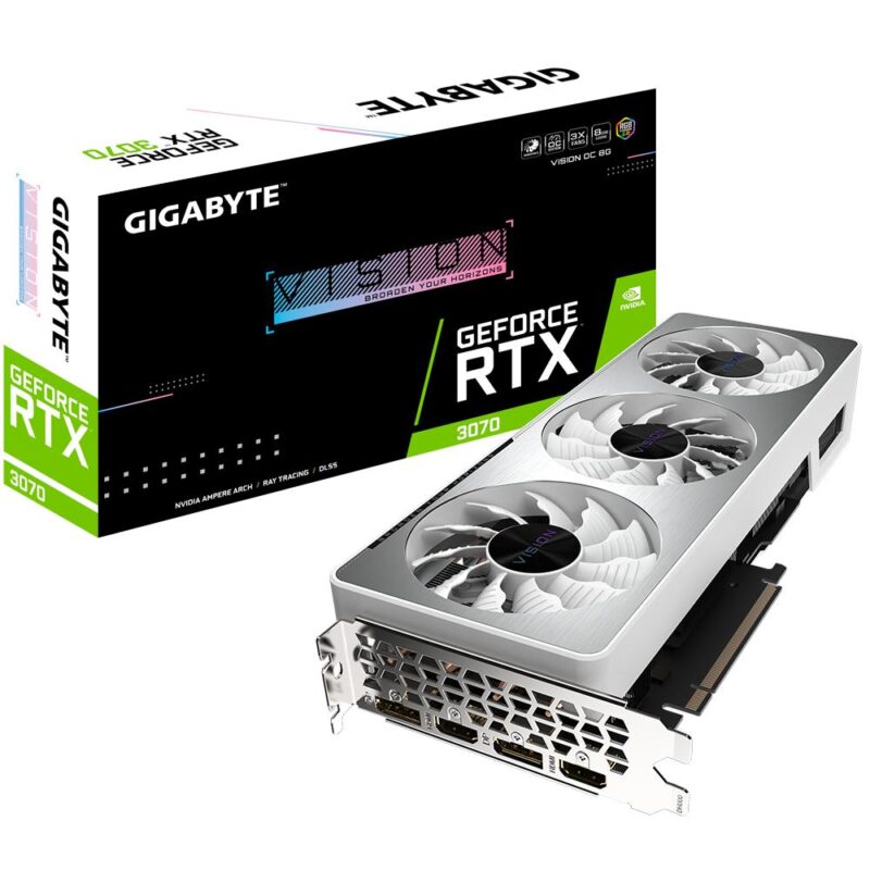 GIGABYTE Graphic Cards GV-N3070VISION OC-8GD 8 GB 7680 x 4320