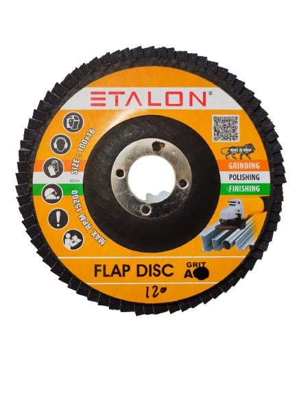 ETALON 4 Inch Flap Discs 120 grit 16 mm