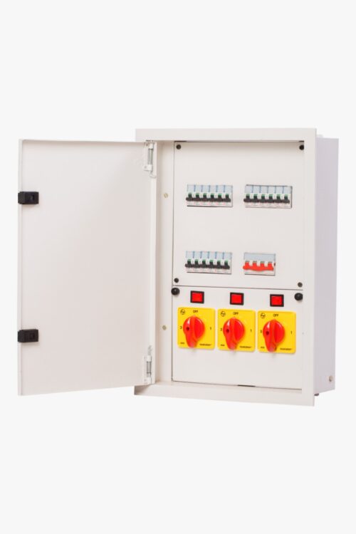 AB CONTROLS 6 Way Distribution Boards Three Phase