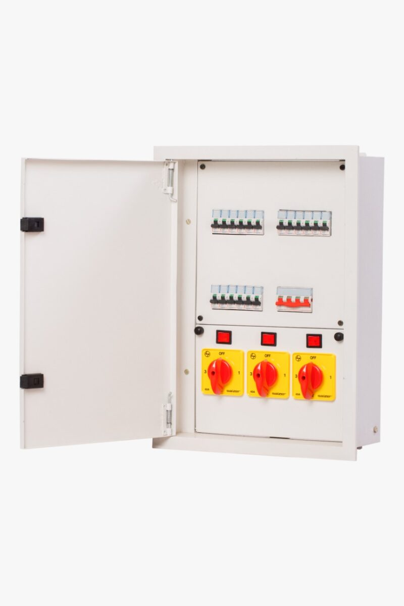 AB CONTROLS 6 Way Distribution Boards Three Phase