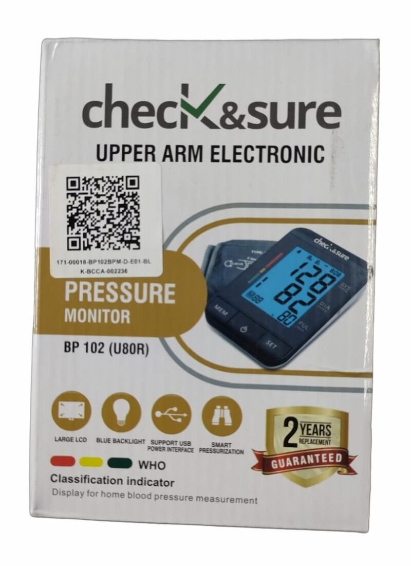CHECK&SURE Vital Signs Monitor BLOOD PRESSURE AND PULSE