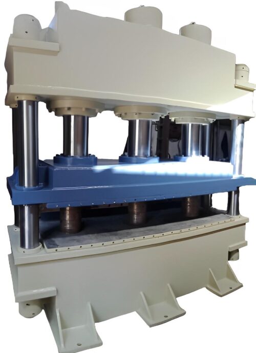 YUVA 10T to 100T Power Operated 18 in H Frame Hydraulic Press 500 x 1000 mm