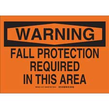 BRADY Safety Signages 100 x 300 mm Adhesive Plastic
