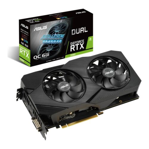 Asus Graphic Cards Dual RTX 2060 OC EVO 6 GB 7680 x 4320