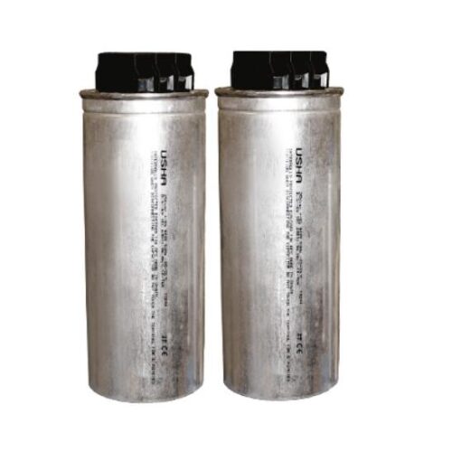 Usha Electric Cylindrical Capacitors 440 - 650 VAC 100 - 180 uF PF Correction
