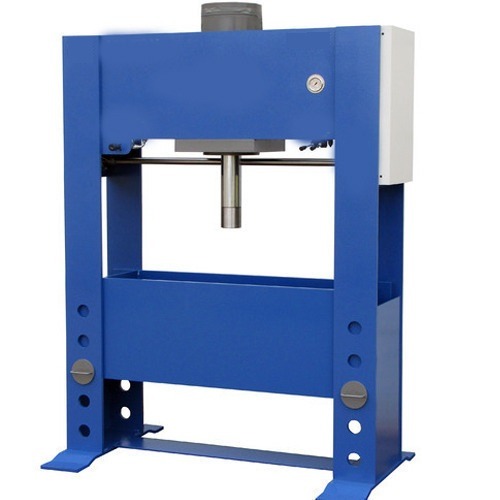 100T Power Operated 450 mm H Frame Hydraulic Press 500 x 1000 mm