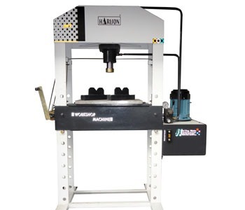HARISON 15 Ton Power Operated 200 mm H Frame Hydraulic Press 400 x 250 mm