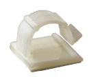 Novoflex Natural White Adhesive Backed Cable Hanger Clip 14 mm