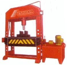 Ashoka upto 50 ton Power Operated 450 mm H Frame Hydraulic Press 20 x 38 in
