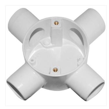 250 x 200 x 155 mm Wall Mounted 4 ways Junction Boxes