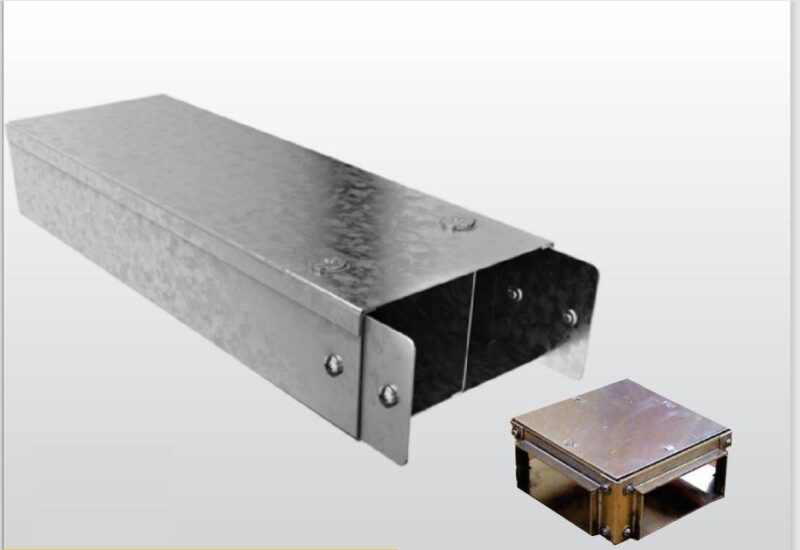 100 mm 50 - 1200 mm GI Cable Raceways Silver Hot Dip Galvanized