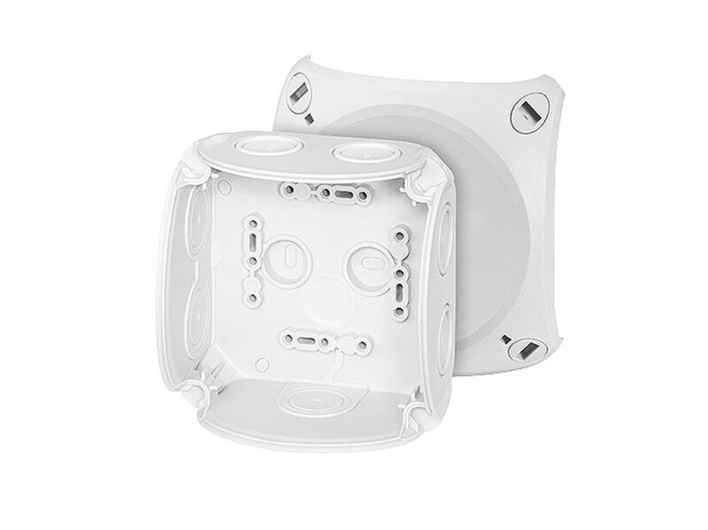 Hensel DK 0200 G 93 x 93 x 62 mm Wall Mounted Without Connectors Junction Boxes