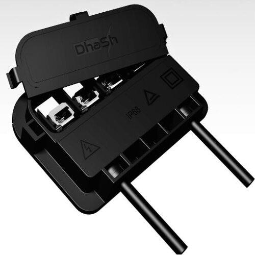 Dhash 140 x 140 x 95 mm Surface Mounted 4 ways Junction Boxes