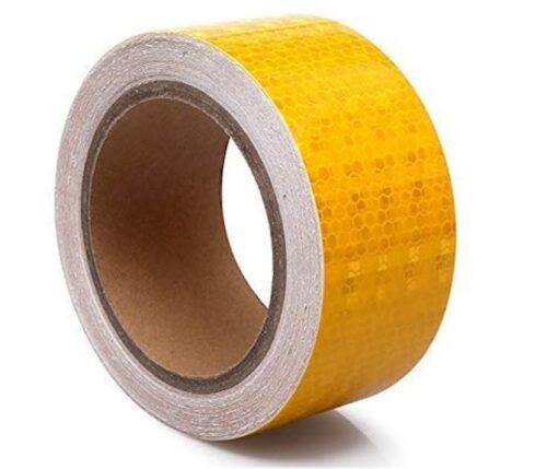Barricading Retro Reflective Tapes Yellow