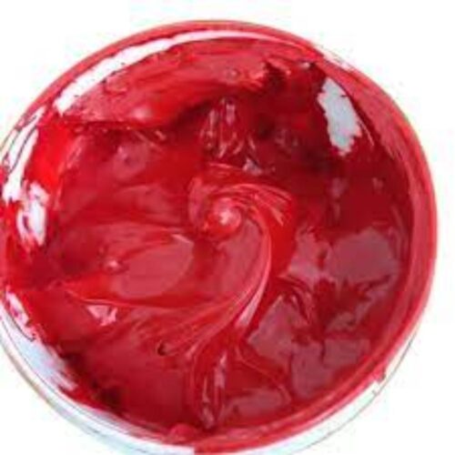 Screen Printing Inks Water based Paste Red PVC