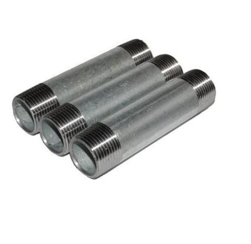 Galvanized Iron Pipe Nipples 0.5 inch 150 mm