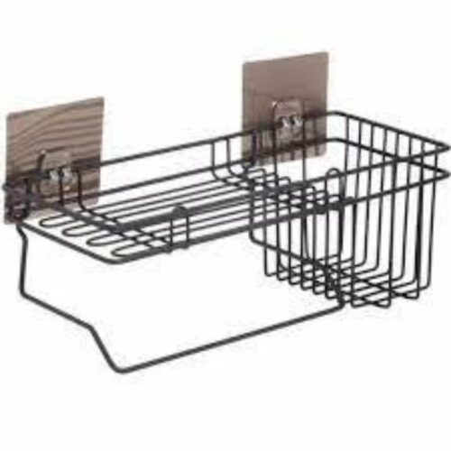 B S ENGINEERING Stainless Steel Rectangular Plate Holder Kitchen Storage Organiser 30 x 20 x 15 mm