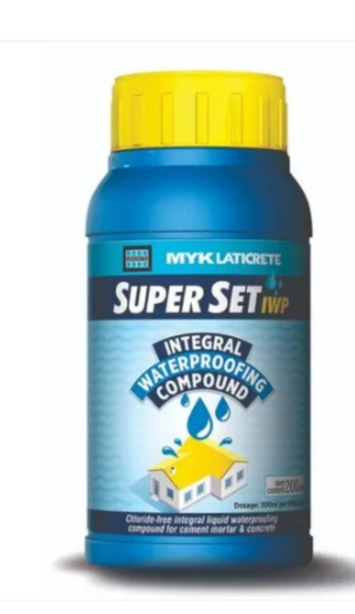 MYK Laticrete Super Set IWP Cementitious Acrylic Polymer Water Proofing Compound 200 mL