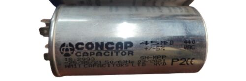 CONCAP Overpressure Disconnector P2 Capacitors 440 V 1 - 100 uF Motor