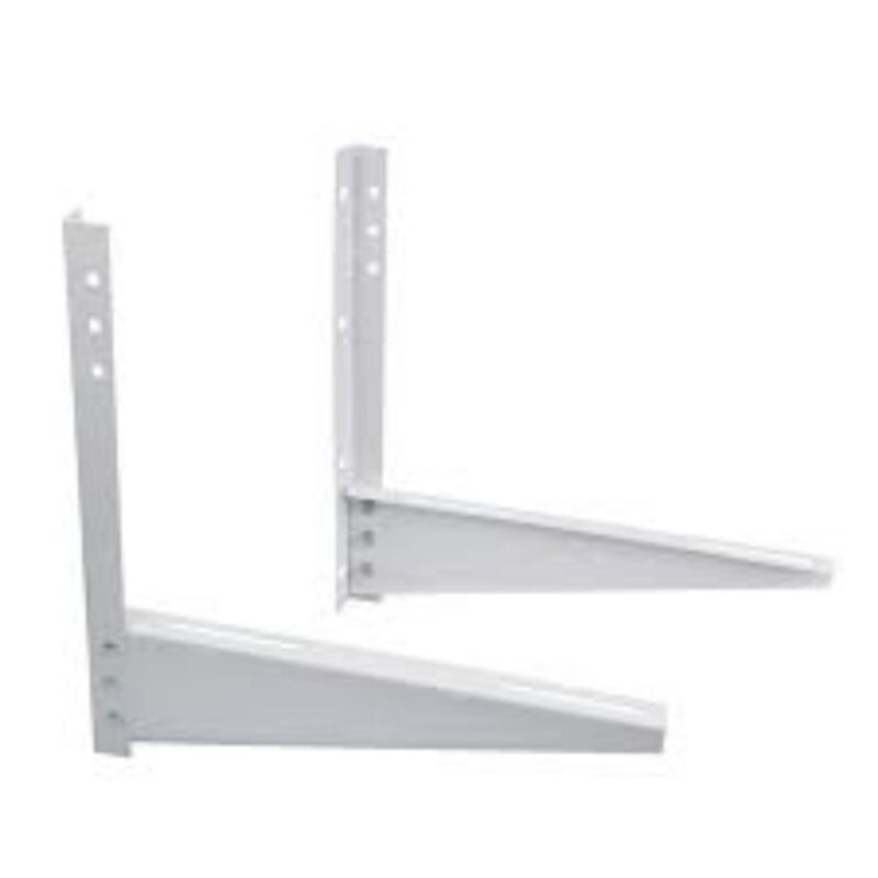 AKSHAR HVAC White Mild Steel AC Outdoor Unit Stand For 1.5 ton ODU