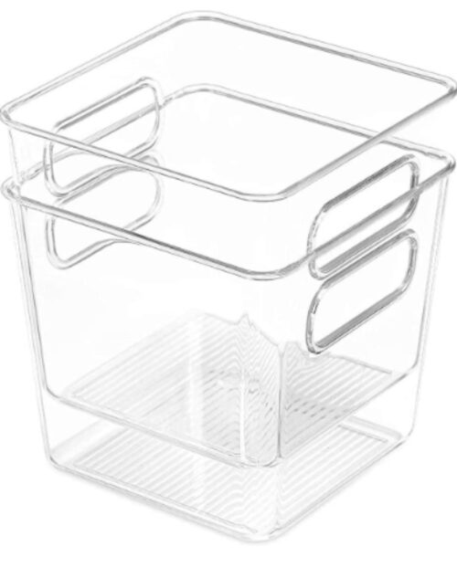 Trimurti Plastic Square Basket Kitchen Storage Organiser 10 x 22 x 17 mm