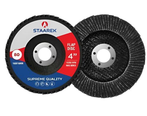 STAAREK 4 inch Flap Discs ST03 80 grit 16 mm