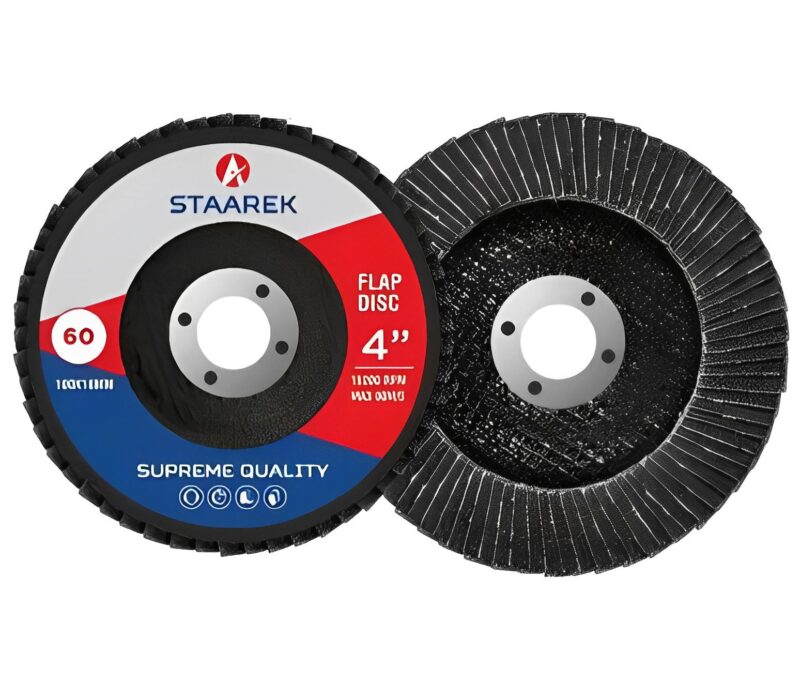 STAAREK 4 inch Flap Discs ST02 60 grit 16 mm