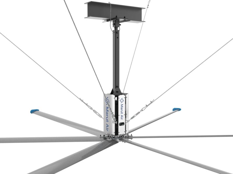 MARUT AIR 2.4 m Axial Industrial Fan Ceiling Mounted MRT-2d
