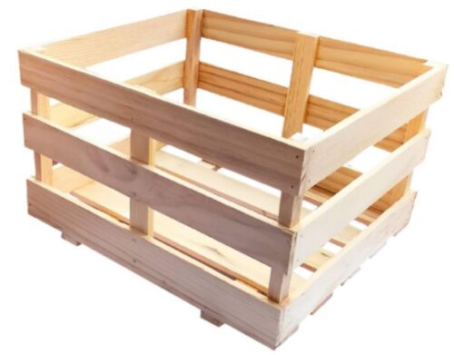 Pine Wood Wooden 100 kg 1000 x 800 x 625 mm Crates