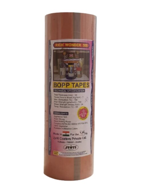 RICH WONDER 555 Self Adhesive Single Side Polypropylene 40 micron Printed Tape