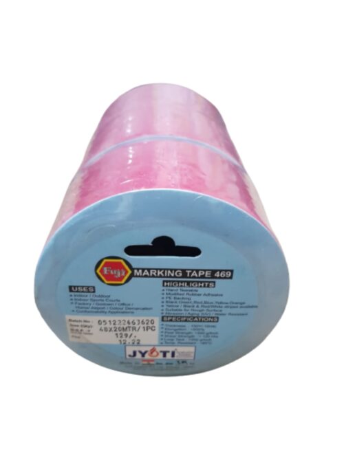 JYOTI Self Adhesive Single Side Polyethylene Floor Marking Tape 48 mm