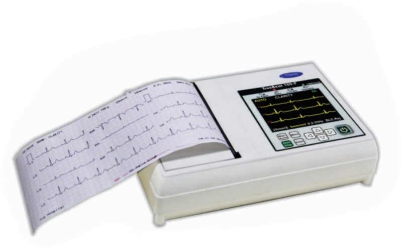 Truebeat 100 CMECG-06 4 Channel ECG Machine TFT Display