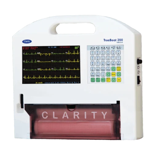 Clarity Truebeat 200 CMECG-05 12 Channel ECG Machine TFT Display
