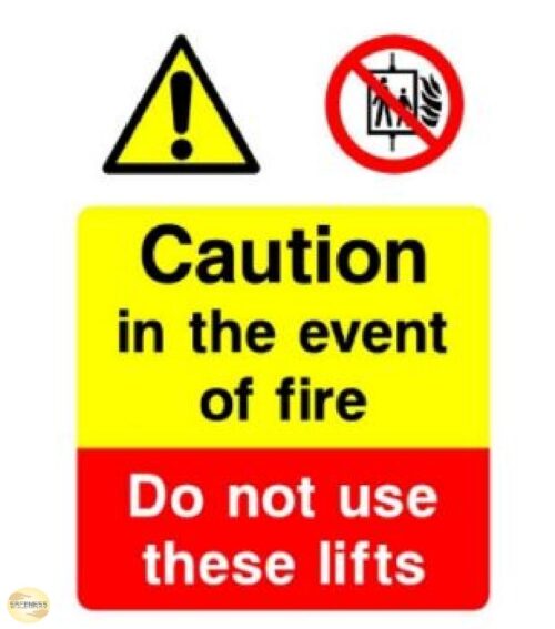 Hazard Signages 7 x 10 inch Wall Aluminium