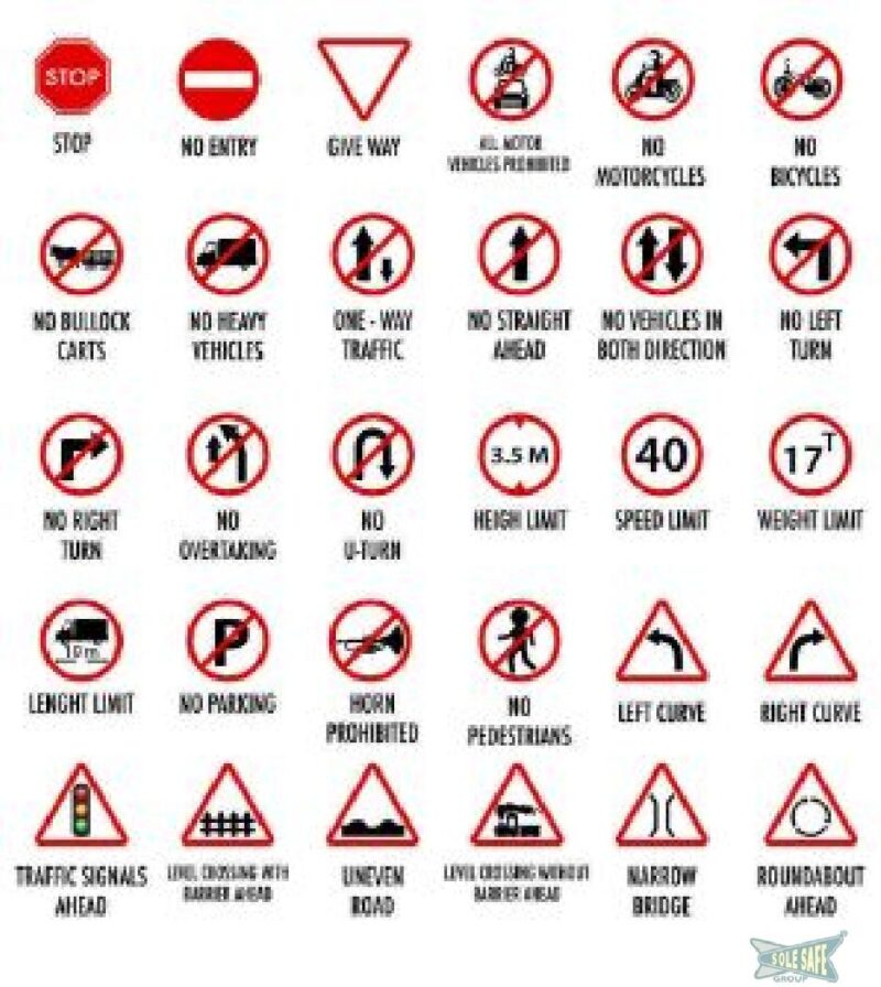 SOLESAFE Cautionary Signages 100 x 300 mm Wall Acrylic