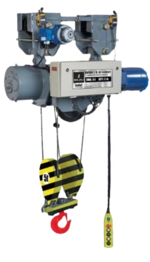 Bajaj Flame Proof Single Hook 12 m Lift Electric Wire Rope Hoist