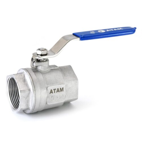 ATAM 2 Piece SS Ball Valves 10 mm BSP Threaded PN-40 AV-505