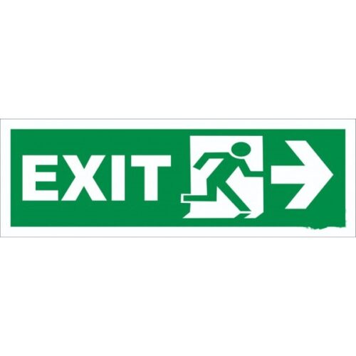 Direction Signages 150 x 150 mm Plastic