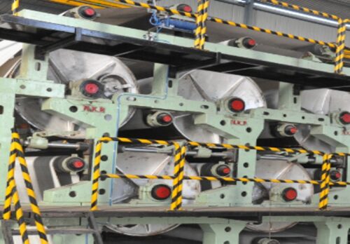 Semi Automatic Yankee Paper Machine Press 1000 mm 230 V