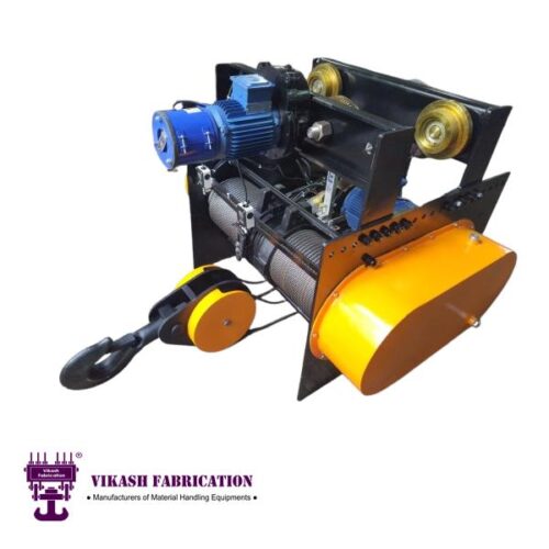 Vikash Fabrication Non-Flame Proof Trolley Suspended 6 m Lift Electric Wire Rope Hoist